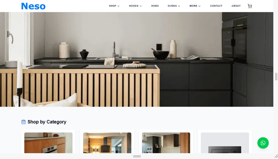 Screenshot of the Neso Kenya project